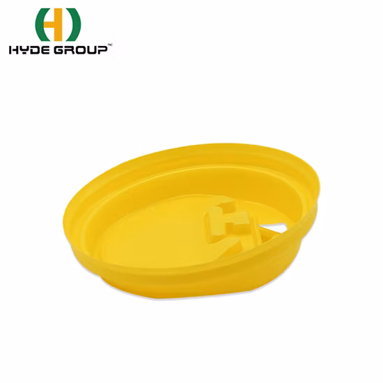 Yellow Disposable Paper Cup Lid for Hot Coffee Drinking