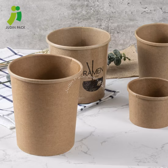 1100ml/1300ml Double Poly-Coated Paperboard Soup Cup
