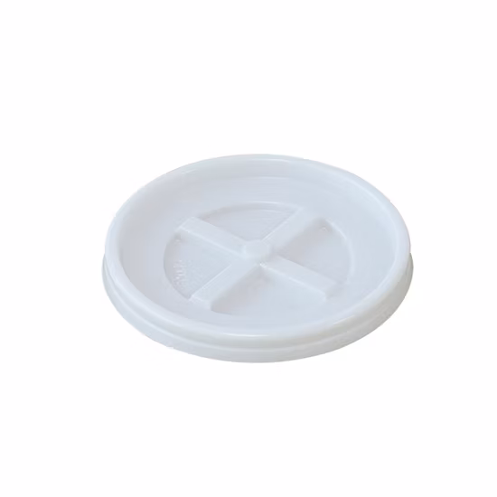 Take Away Single Use Hot Drink Disposable Coffee Cups Plastic PP/PS Cover Paper Cup Lid